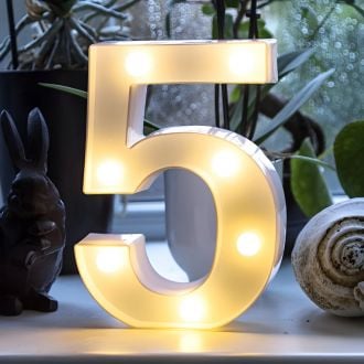 Steel Marquee Letter Number 5 Wedding Decor High-End Custom Zinc Metal Marquee Light Marquee Sign