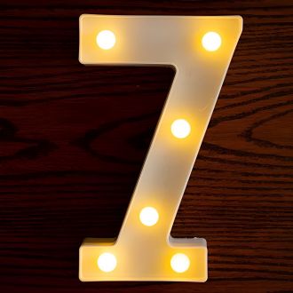 Steel Marquee Letter Number 7 Seven Living Room Decor High-End Custom Zinc Metal Marquee Light Marquee Sign