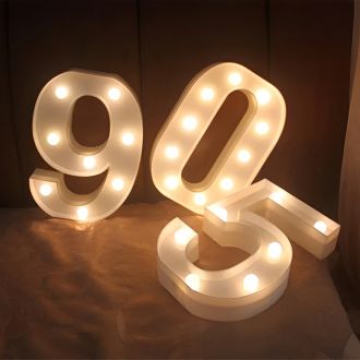 Steel Marquee Letter Number 9 0 5 High-End Custom Zinc Metal Marquee Light Marquee Sign