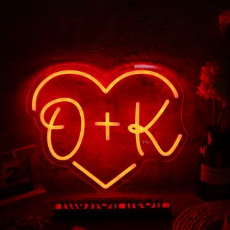 OK Heart Neon Sign