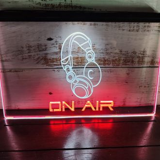 On Air Studio Dual LED Neon Sign