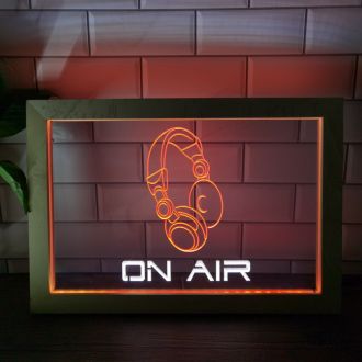 On Air Studio Frame Dual LED Neon Sign