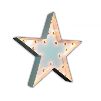 Steel Marquee Letter Star Vintage High-End Custom Zinc Metal Marquee Light Marquee Sign