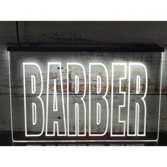 OPEN Barber Hair Salon LED Neon Sign
