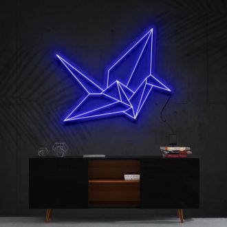 Origami Swan Neon Sign