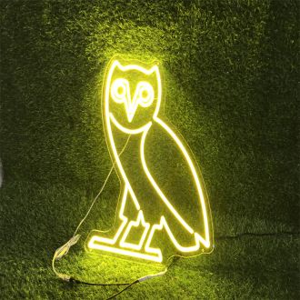 OVO Owl Yellow LED Neon Sign