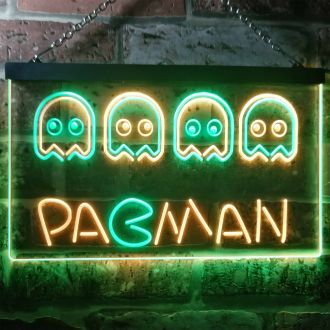 Pacman V2 Dual LED Neon Sign