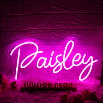 Paisley Pink Neon Sign
