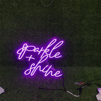 Parkle Shine Purple LED Neon Sign