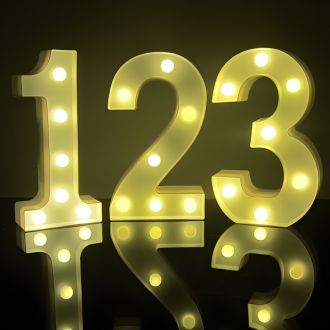 Steel Marquee Letter 123 Numbers High-End Custom Zinc Metal Marquee Light Marquee Sign