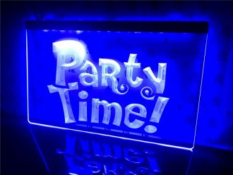 Party Time Beer Bar Pub Club V1 LED Neon Sign