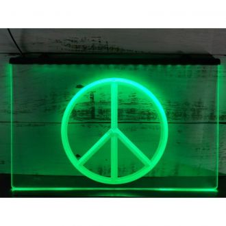 Peace Peaceful Home LED Neon Sign