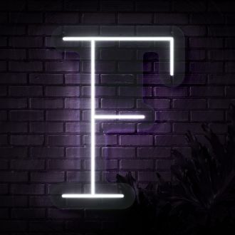 Personalized Initial Letter F Neon Sign MNC41525