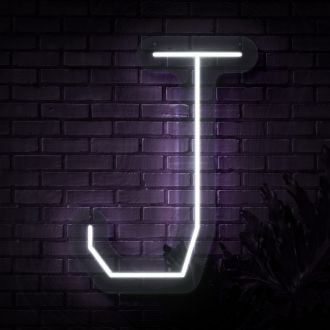 Personalized Initial Letter J Neon Sign MNC41529