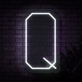 Personalized Initial Letter Q Neon Sign MNC41536