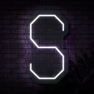 Personalized Initial Letter S Neon Sign MNC41538