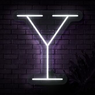 Personalized Initial Letter Y Neon Sign