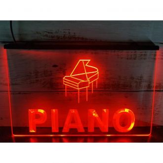 PIANO Shop Music Instruments LED Neon Sign