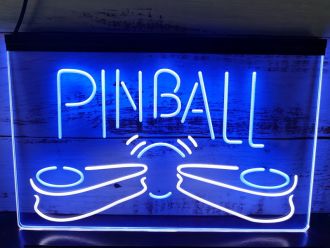 Pinball Machine Dual LED Neon Sign