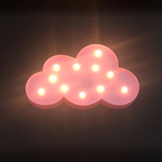 Steel Marquee Letter Pink Cloud For Kids Play Room Decor High-End Custom Zinc Metal Marquee Light Marquee Sign