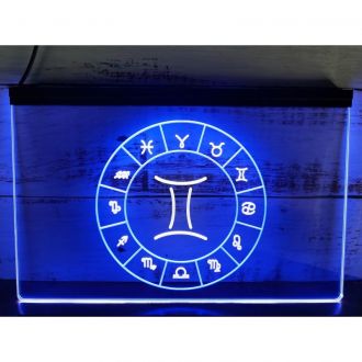 Pisces Astrology Zodiac Dual LED Neon Sign