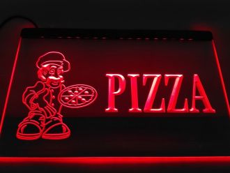 Pizza and Boy LED Neon Sign