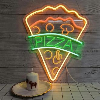 Pizza Neon Sign For Pizza House Restaurants Open Signs