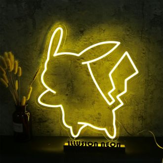 Pokemon Pikachu Silhouette Neon Sign