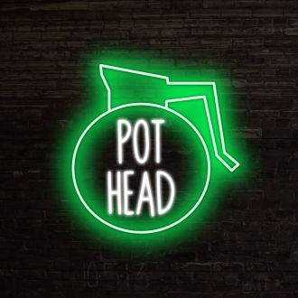 Pot Head Neon Sign