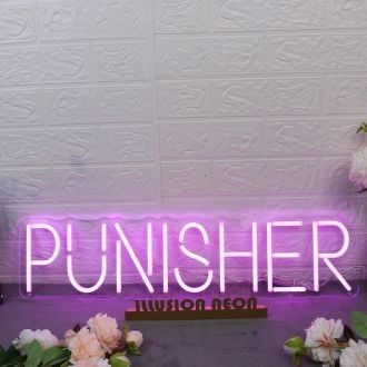 Punisher Dark Purple Neon Sign