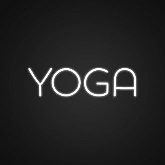 Quirky Yoga Signs Neon Sign
