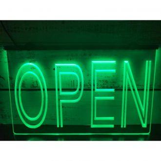 R Open Shop Bar Cafe Business LED Neon Sign