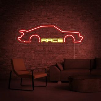 Race Neon Car Signs Flex Led Neon Light