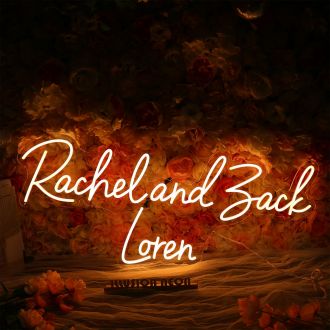 Rachel And Back Loren Neon Sign