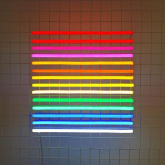 Rainbow Color Play Neon Sign