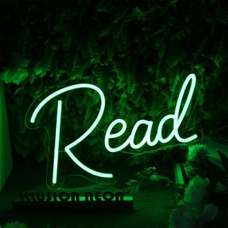 Read Green Neon sign