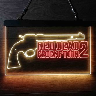 Red Dead Redemption 2 Dual LED Neon Sign