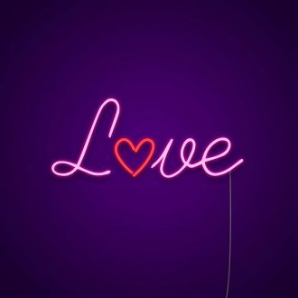 Red Love Neon Sign