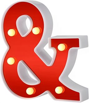 Steel Marquee Letter Red Symbol & High-End Custom Zinc Metal Marquee Light Marquee Sign