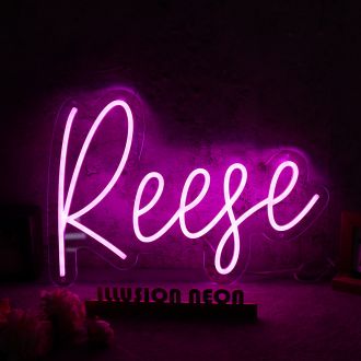 Reese Purple Neon Sign