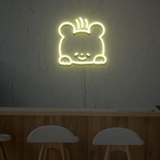 Relax Cute Bear Neon Sign Fashion Custom Neon Sign Lights Night Lamp Led Neon Sign Light For Home Party MG10188