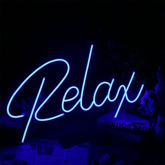 Relax Neon LED Sign