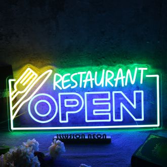 Restaurant Open Custom Neon Sign