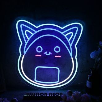 Rice Ball Cat Custom Neon Sign