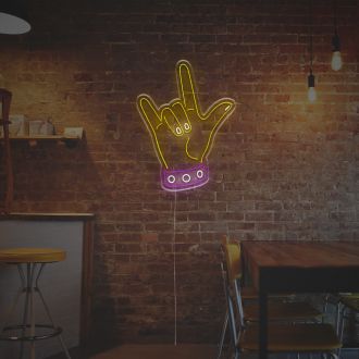 Rock And Roll Gesture LED Neon Sign