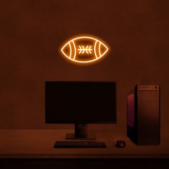 Rugby Ball Neon Sign MNE11455