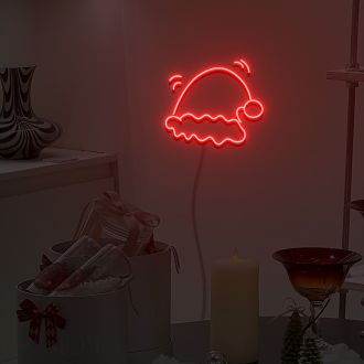 Santa Hat Neon Sign Fashion Custom Neon Sign Lights Night Lamp Led Neon Sign Light For Home Party MG10189 