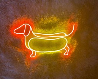 Sausage dog Dachshund Neon Sign