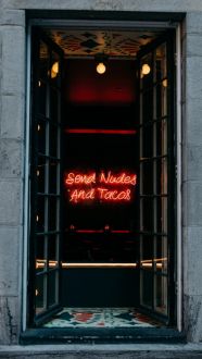 Send Nudes And Tacos Neon Sign