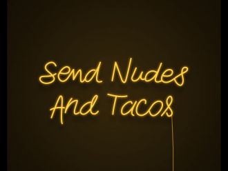 Send Nudes Neon Sign Wall Decoration